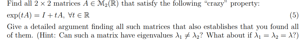 Q1 Let AcMg (IR) be a 9x2 matrix with eigenvalues