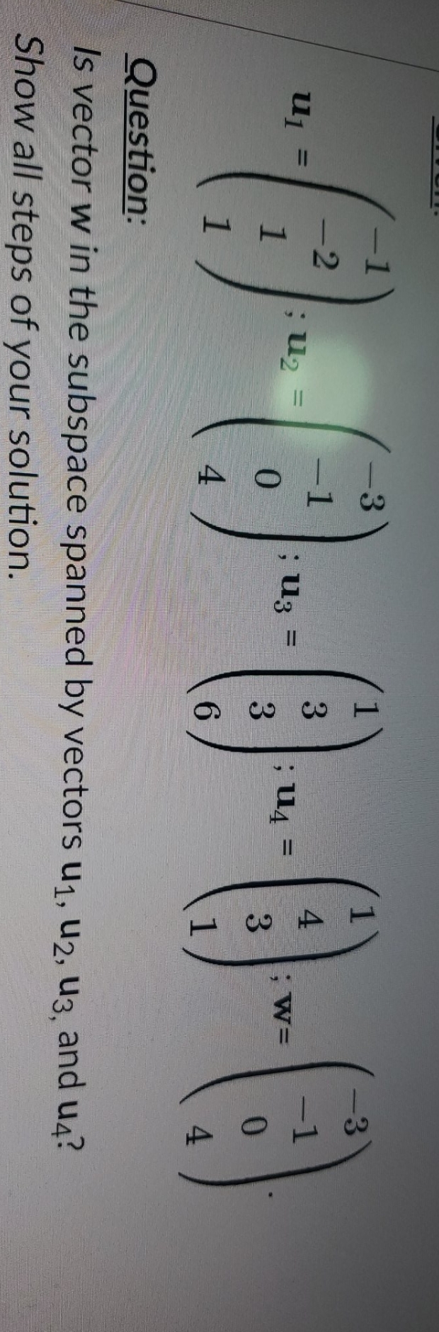 thanks for the assistance Co Co -1 u1 = ; U2 = U3