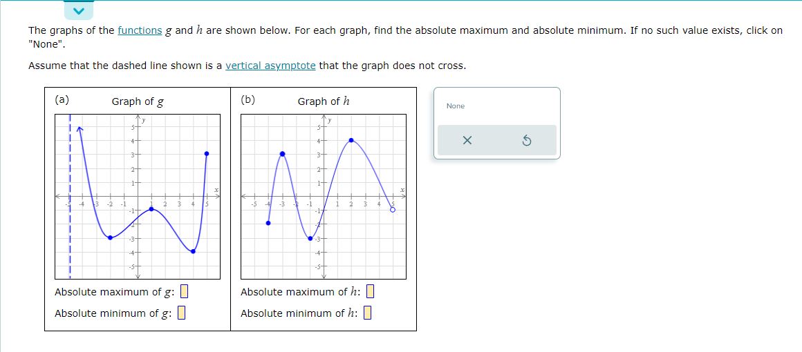 Module is graphs and functions, topic is Finding