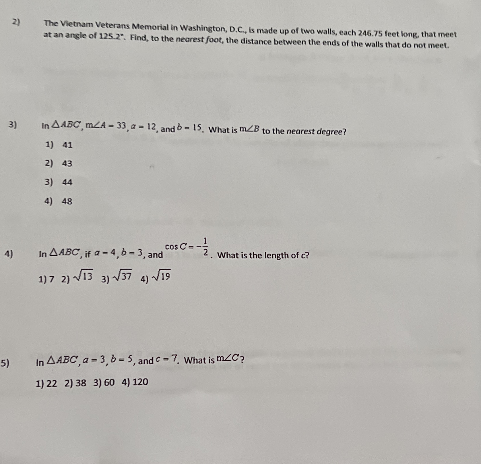 The Vietnam Veterans Memorial in Washington,