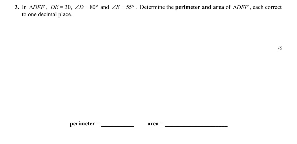 Please answer ASAP thank uou 3. In ADEF , DE =
