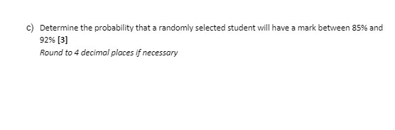 c) Determine the probability that a randomly