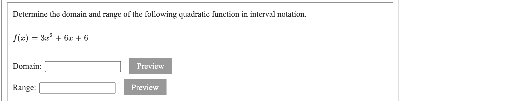 \fDetermine whether there is a minimum or a