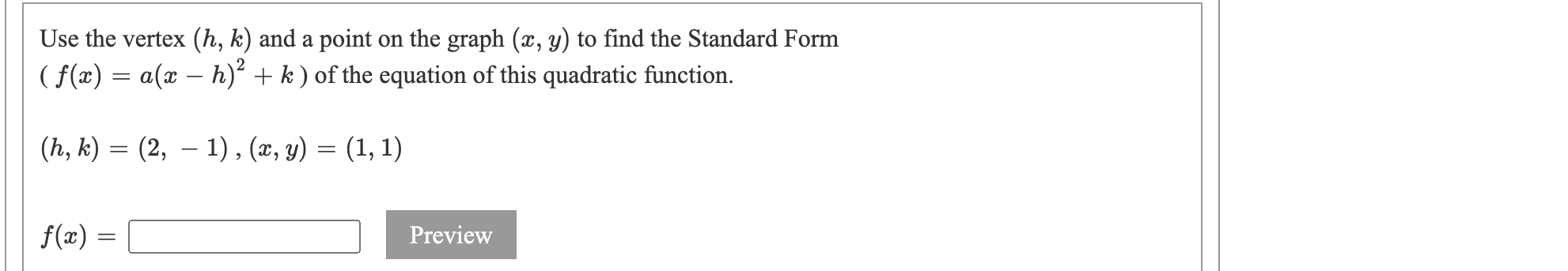 \fDetermine whether there is a minimum or a