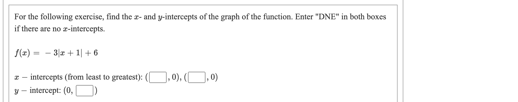\fDetermine whether there is a minimum or a