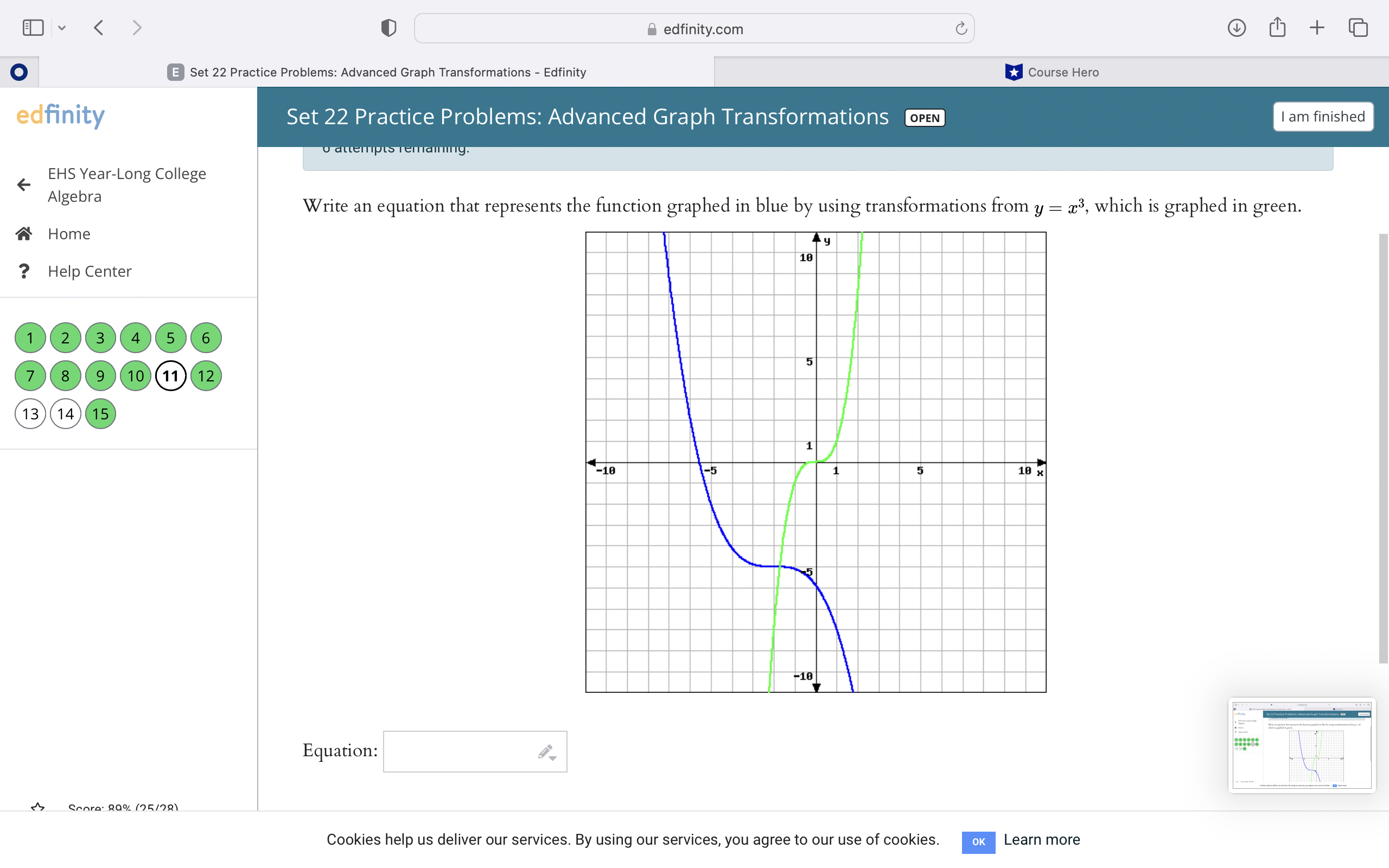 E: v < > O Bedfinitycom C G) 63 + E] o B Set 22