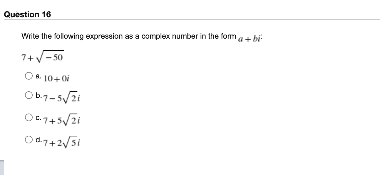 \fQuestion 11 Evaluate the radical expression if
