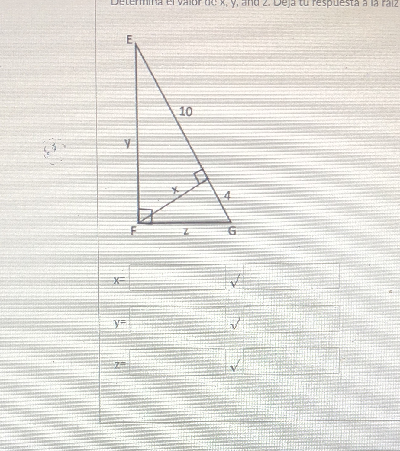 i need the Square root of X, Y and Z and can you