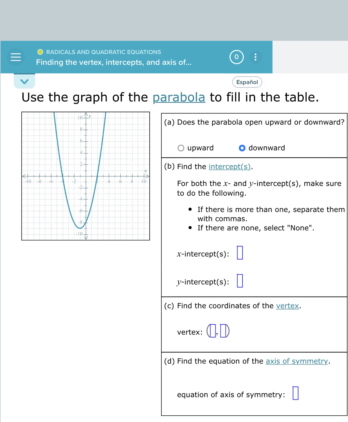 O RADICALS AND QUADRATIC EQUATIONS Finding the