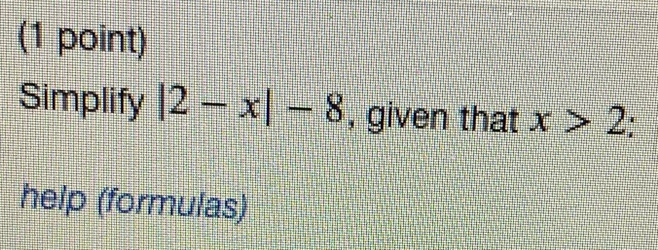 simplify this question \f