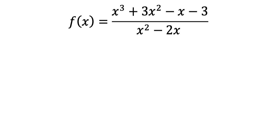 Graph with Hand For the following function: