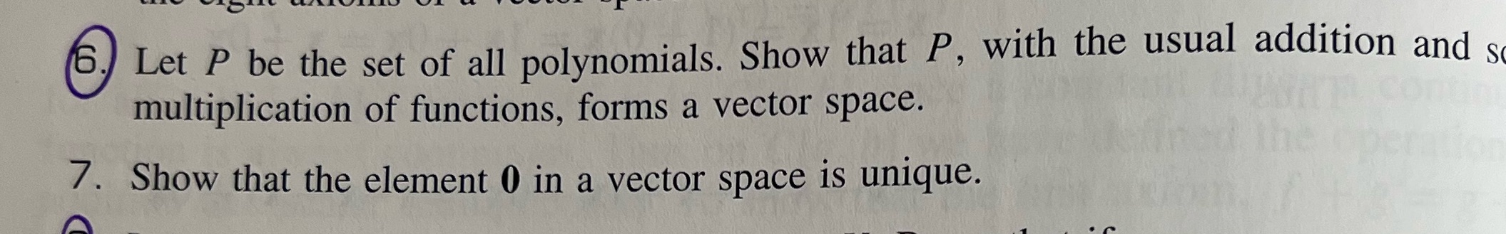 Just number 6. 6 Let P be the set of all