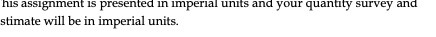 his assignment is presented in imperial units and