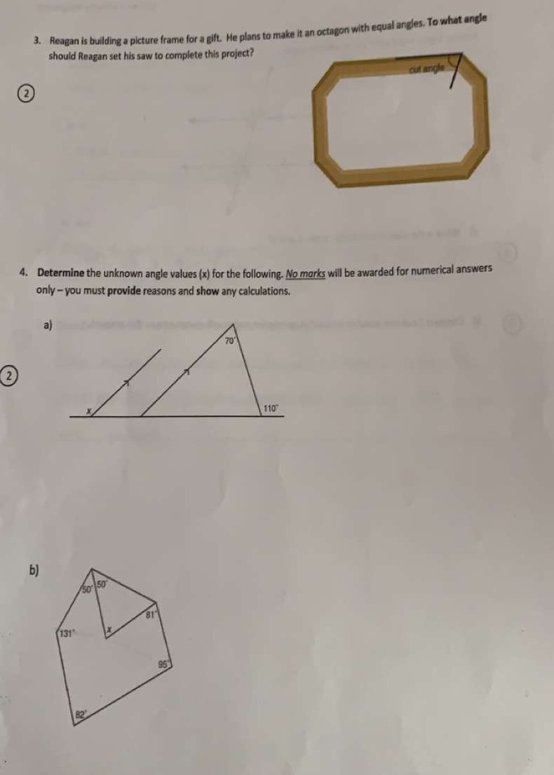 Question 3 and 4ab please and thank you 3. Reagan