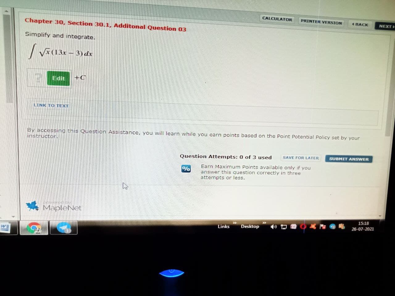 Reading S Calter, Technical Math, 3e, Canadian