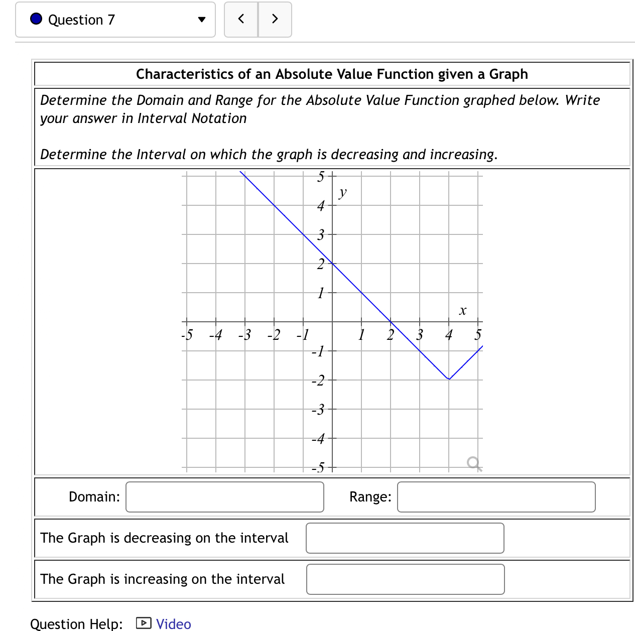 0 Question 7 v < ) | Characteristics of an