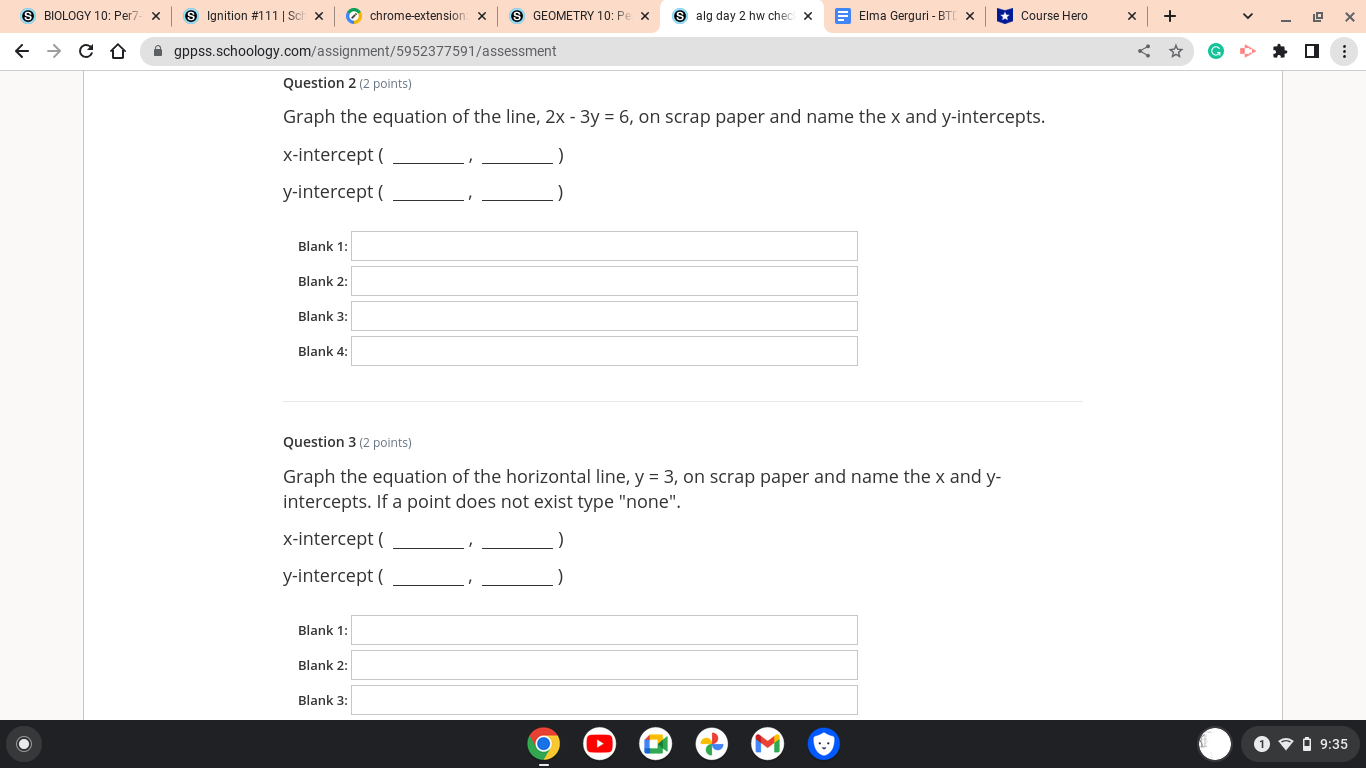 S BIOLOGY 10: Per7- x @ Ignition #111 | Sch x @
