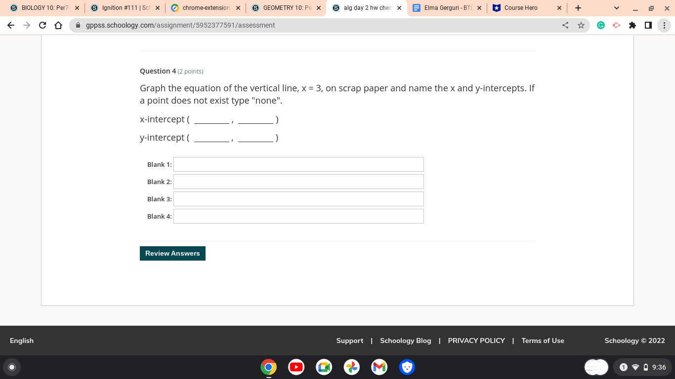 S BIOLOGY 10: Per7- x @ Ignition #111 | Sch x @