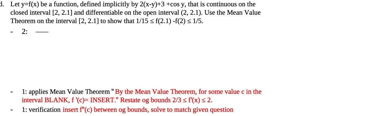 1. Let y=f(x) be a function, defined implicitly