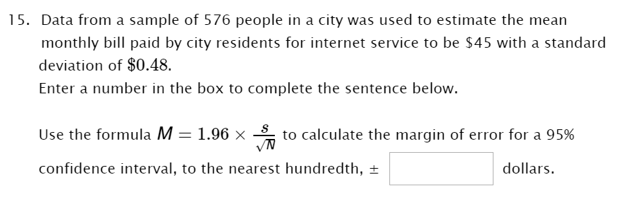 14. Nancy surveyed 35 randomly selected students
