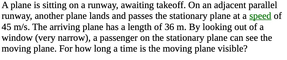 A plane is sitting on a runway, awaiting takeoff.