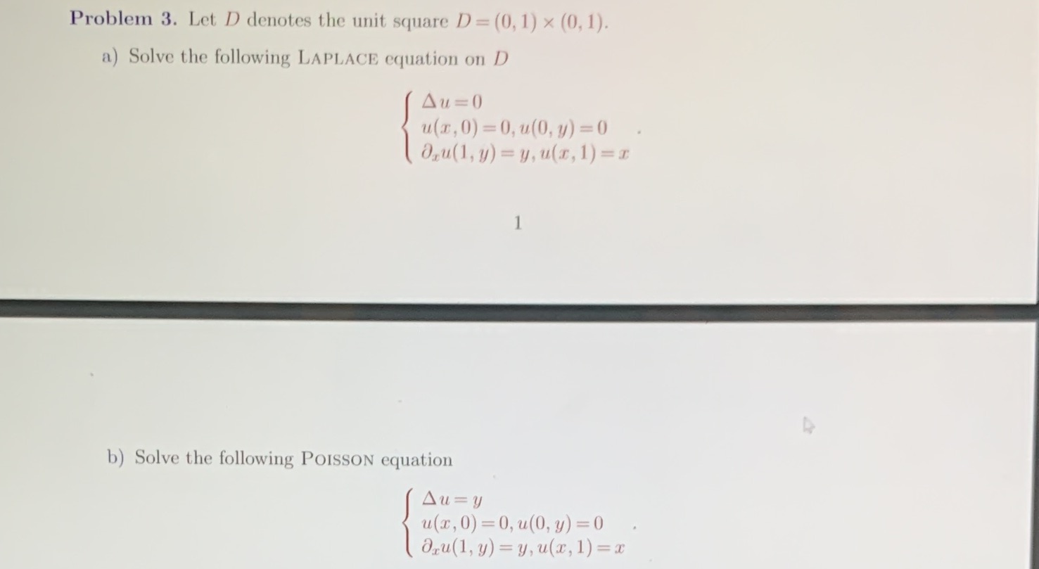 Please help to solve this problem. Problem 3. Let