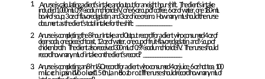 1 Anurseiscalculatingadie t's indear do
