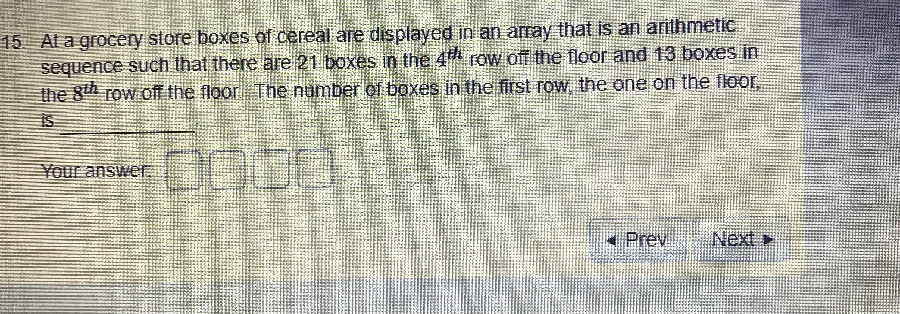 Please help 30 mins left 15. At a grocery store