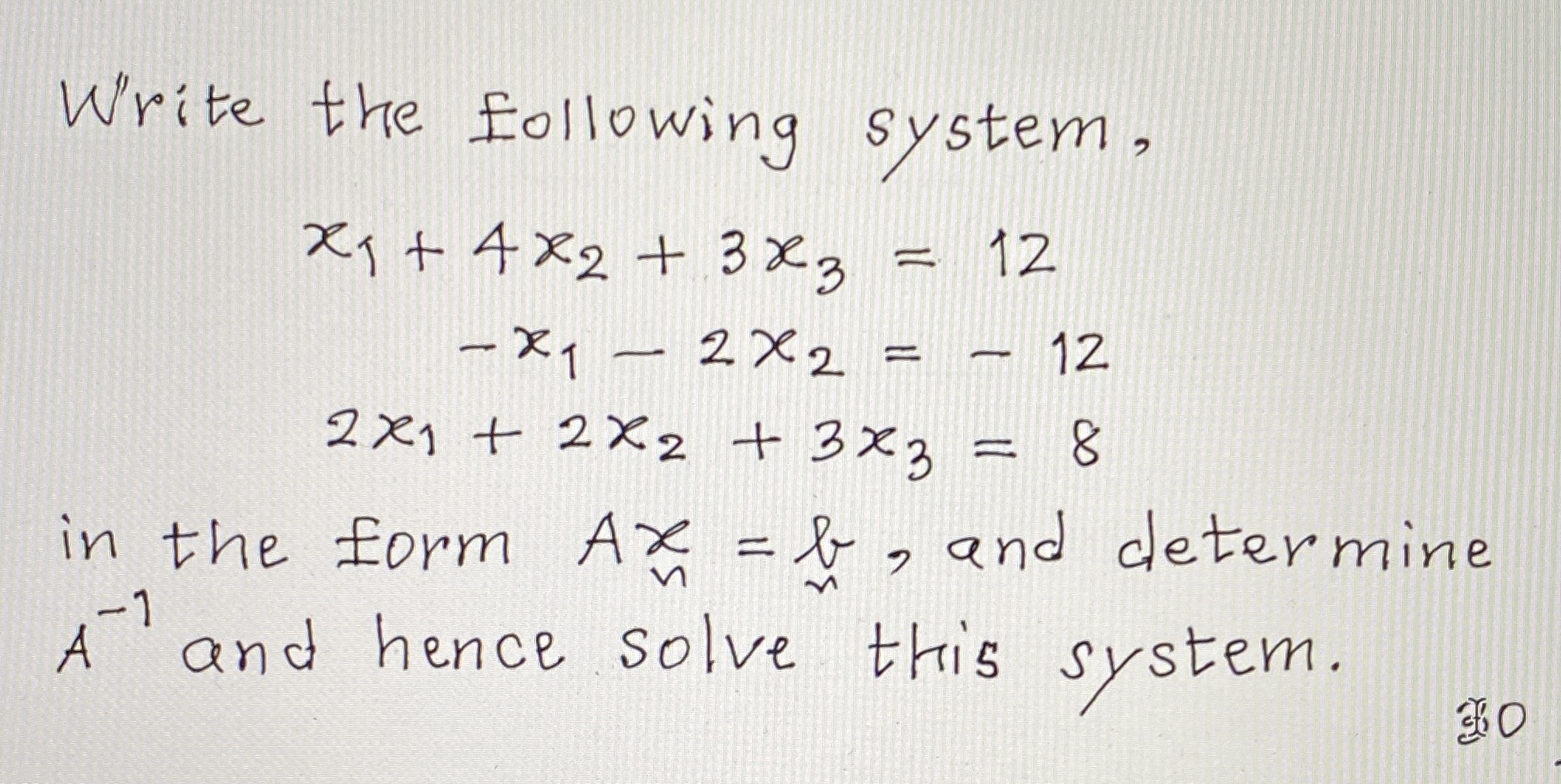 Can you please assist me with this? Write the