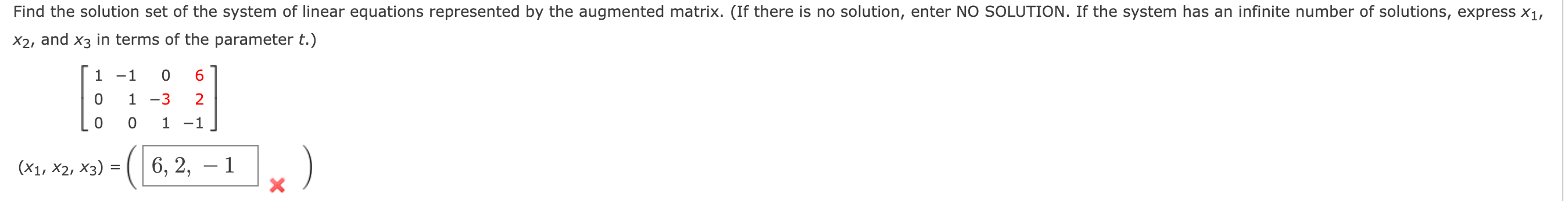 Q1 a): Find the solution set of the system of