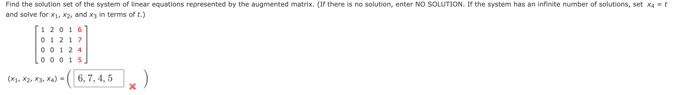 Q1 a): Find the solution set of the system of