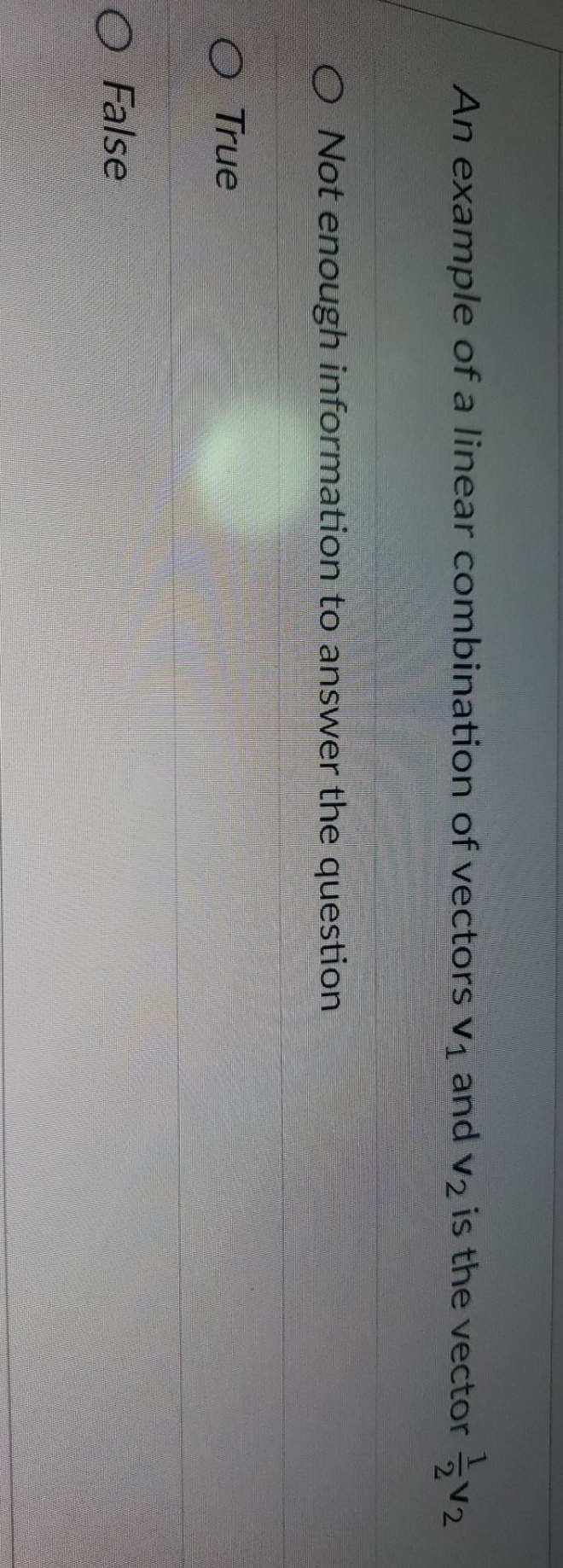 thanks for the help An example of a linear