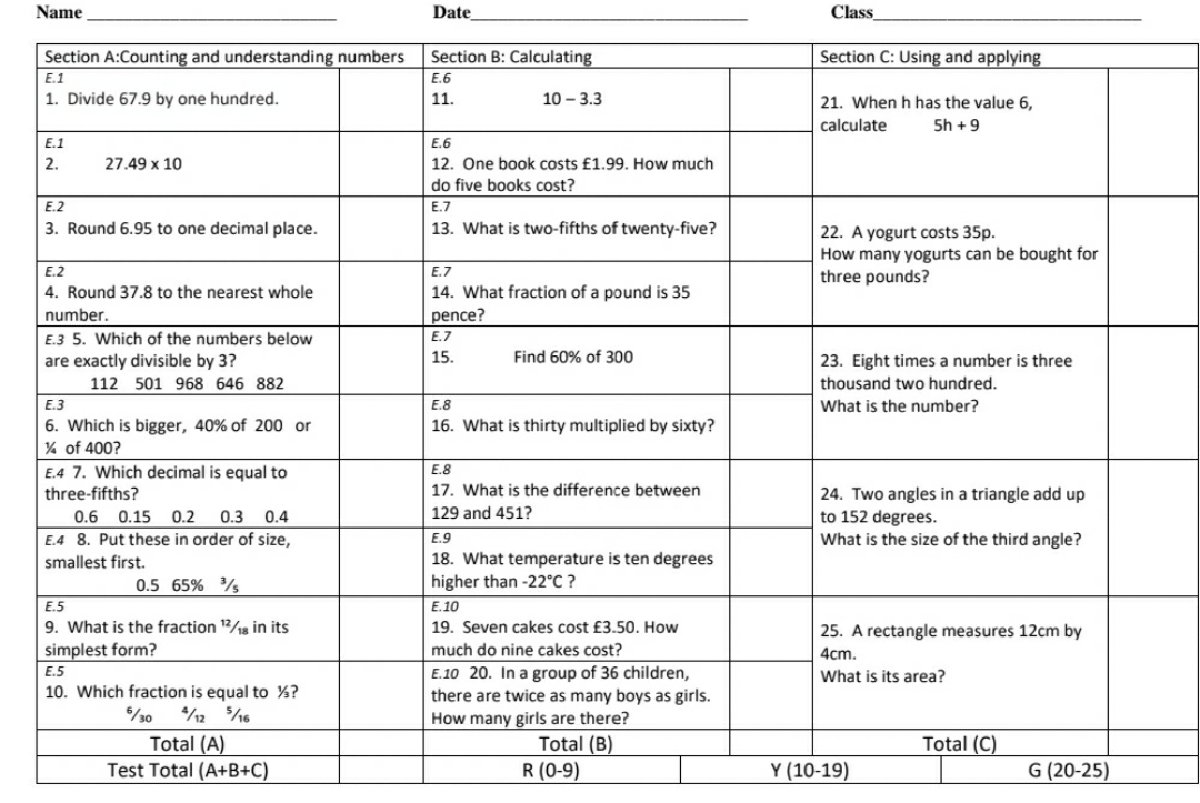 Please can you help me with all of the questions