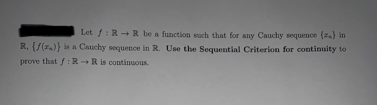 Let f : R - R be a function such that for any