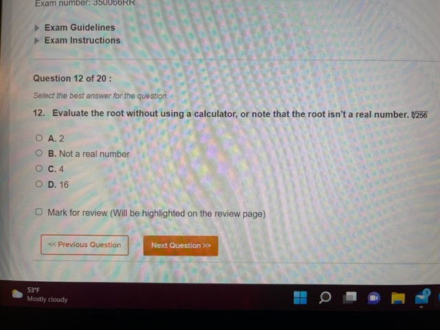 Exam number: 3900DORK Exam Guidelines Exam