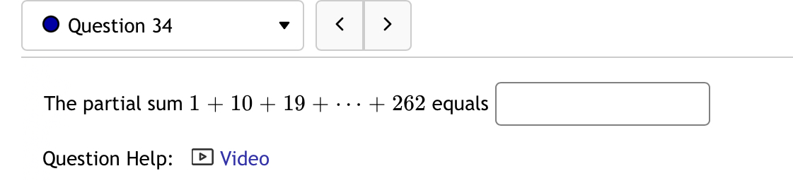 \fQuestion 30 12 1+ (- 1)2 = 2 = 1 Question Help: