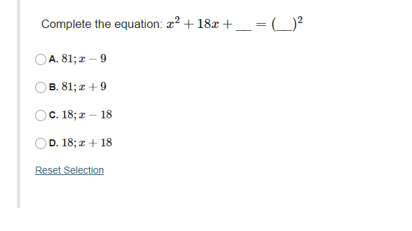 \fFind the term that must be added to the