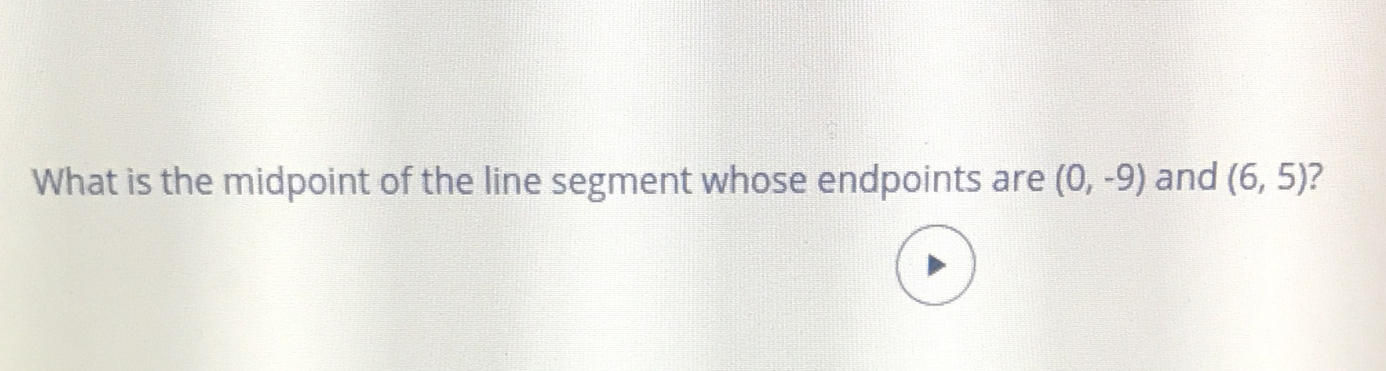 Midpoint formula, I am so confused how to set
