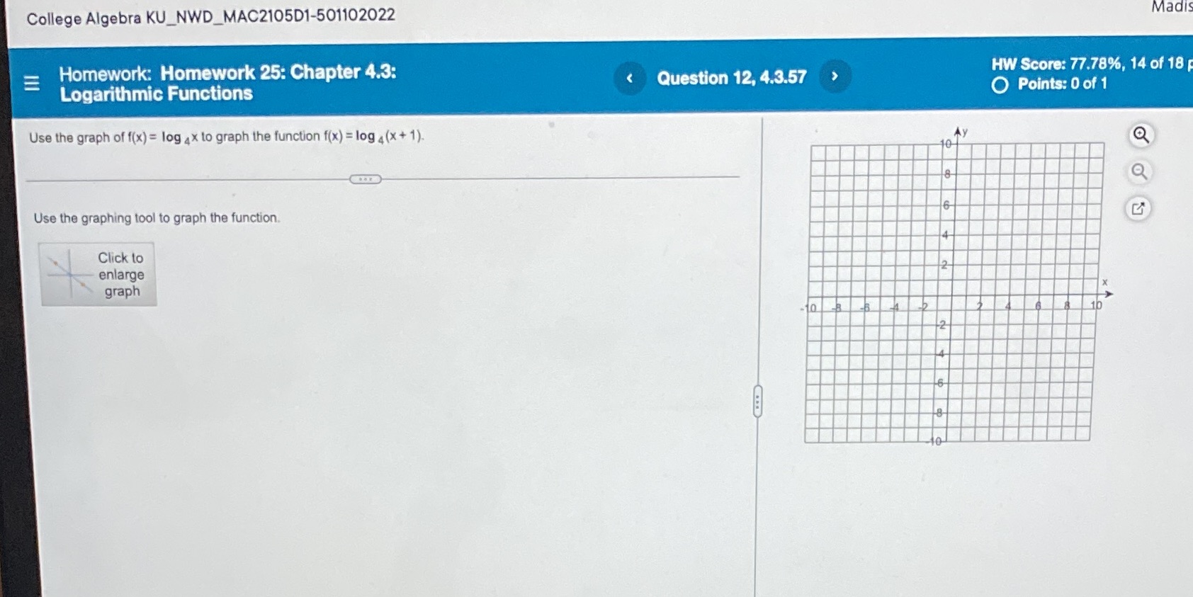 College Algebra KU_NWD_MAC2105D1-501102022 Madis