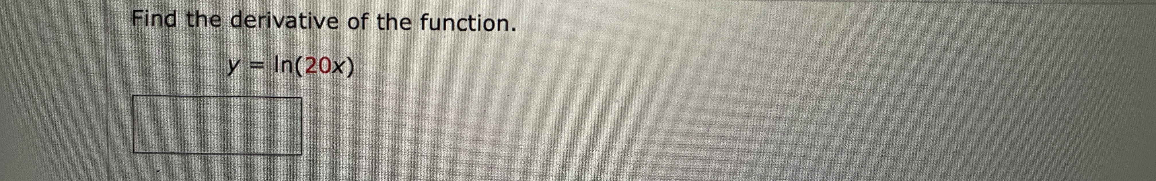 Find de if p - In(q8 + 8). dp dq\fFind the