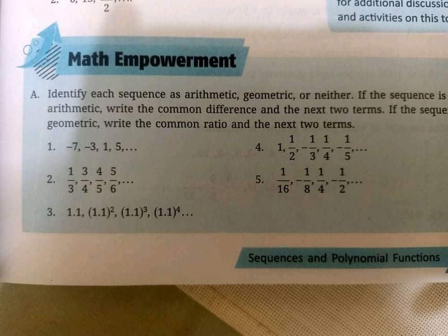 9 27 2. 2, 3.5 4 10 510 3. 1, 0.1, 0.01,
