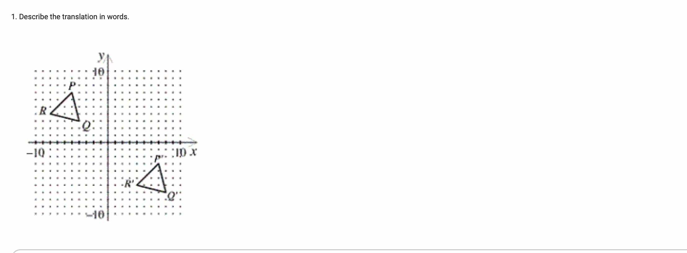 5. Quadrilateral ABCD is translated. The