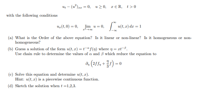 14 - (u )xx =0, 420, rER, t style=