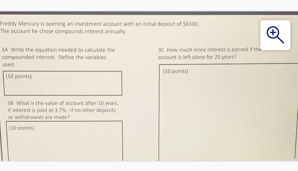Freddy Mercury is opening an investment account