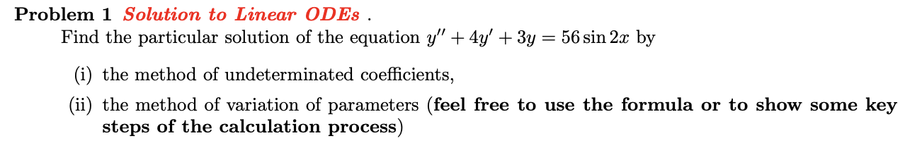 Q1.) Please see attached question. Problem 1