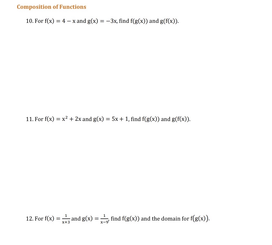 Please help with 10-12. Please show your work,