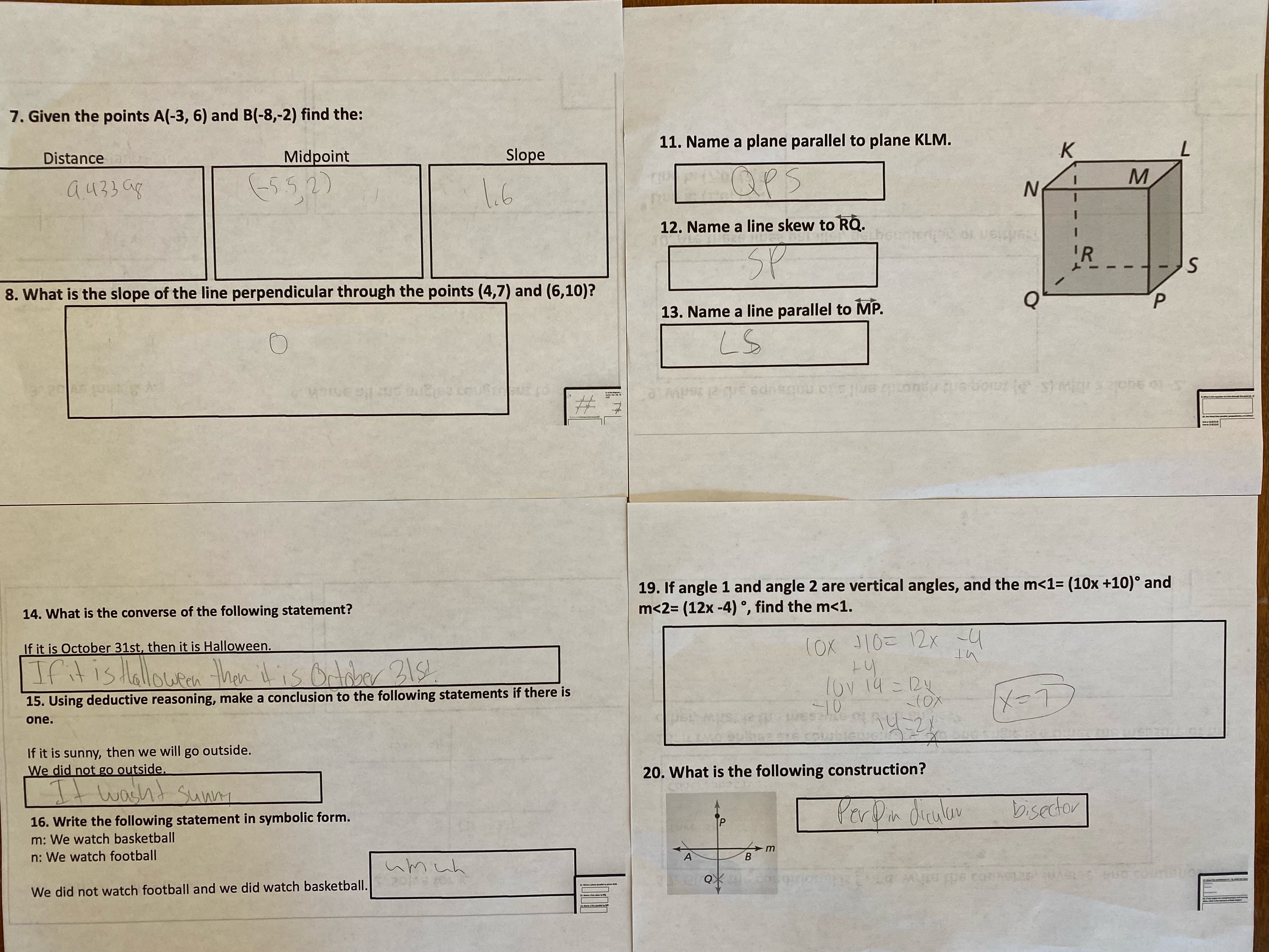 can you please check these are review if wrong