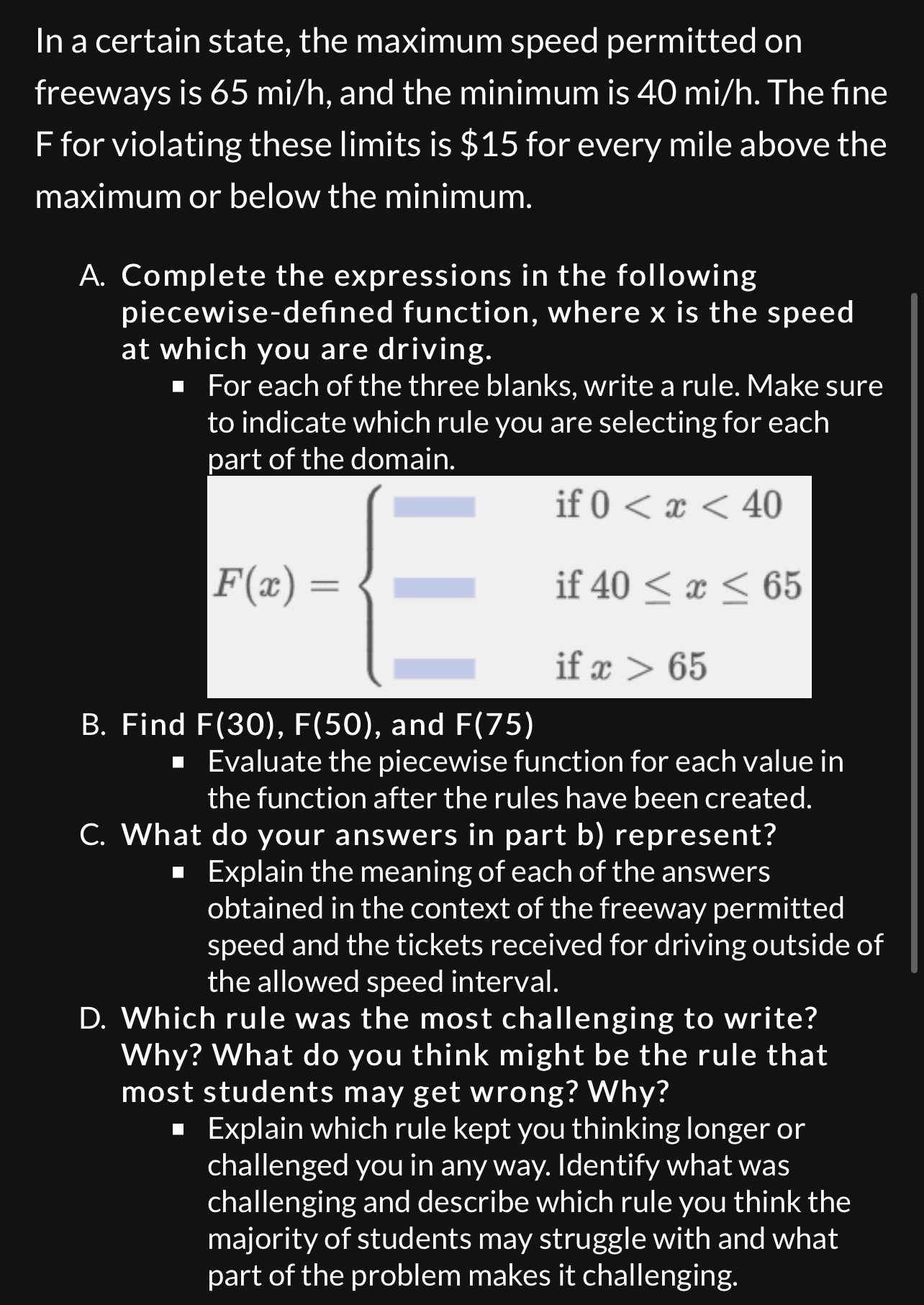 In a certain state, the maximum speed permitted