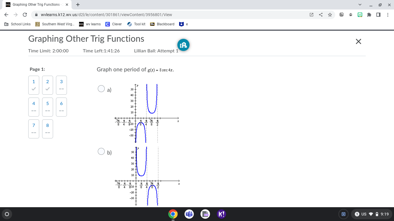 D21 Graphing Other Trig Functions - X + X C