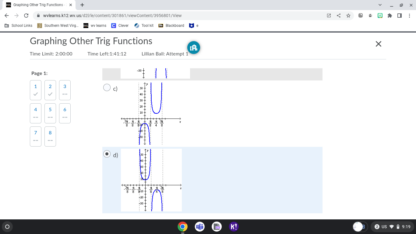 D21 Graphing Other Trig Functions - X + X C